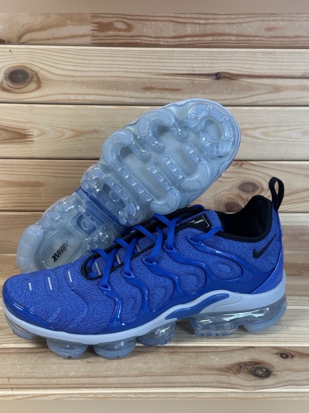 Nike 🔥 Air VaporMax Plus Game Royal Racer Blue Men's Size 9.5 924453 404 - Picture 4 of 10